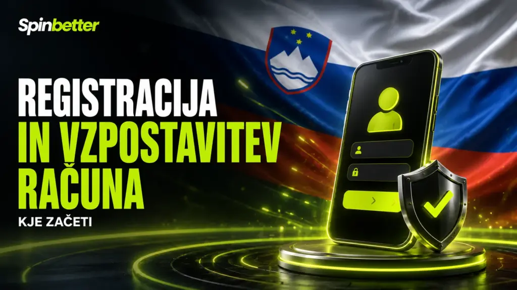 Registracija računa SpinBetter